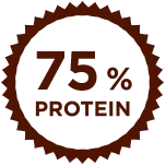 Protein 75%