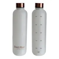 Diet Plan Motivační láhev na vodu s měřením