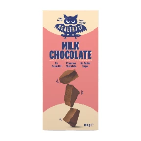 HealthyCo Milk chocolate mléčná čokoláda bez cukru